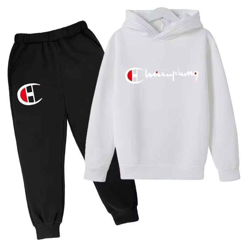 Unisex nan Kapuzenpullover mit Jogginghose Freizeitset Drune