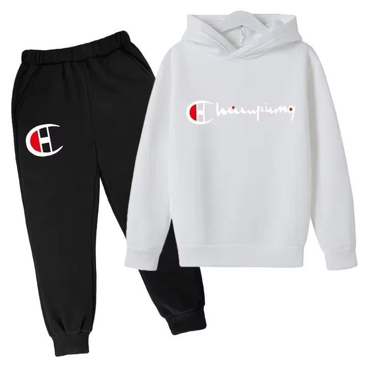 Unisex nan Kapuzenpullover mit Jogginghose Freizeitset Drune