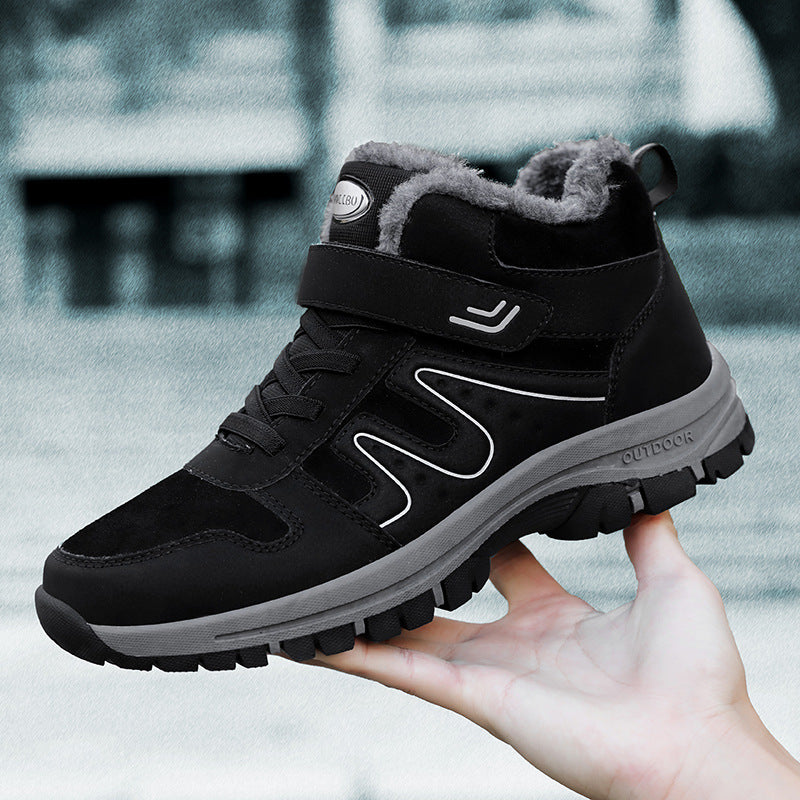 Damen Winterliche Trekkingstiefel mit rutschfester Sohle und isolierendem Futter Drune