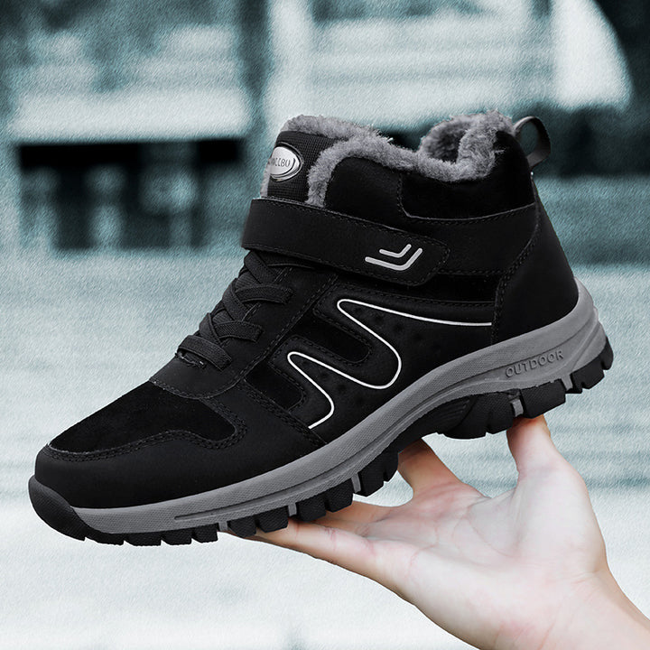 Damen Winterliche Trekkingstiefel mit rutschfester Sohle und isolierendem Futter Drune