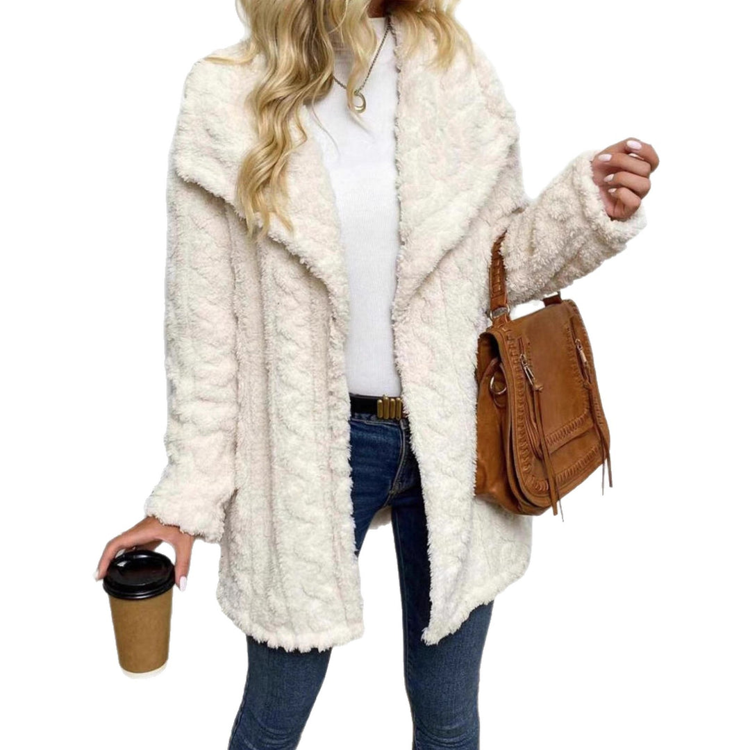 Damen Fleece-Strickjacke Drune