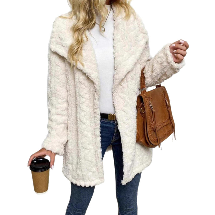 Damen Fleece-Strickjacke Drune