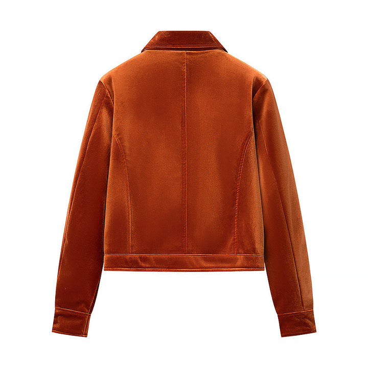 Damen Samtjacke Drune