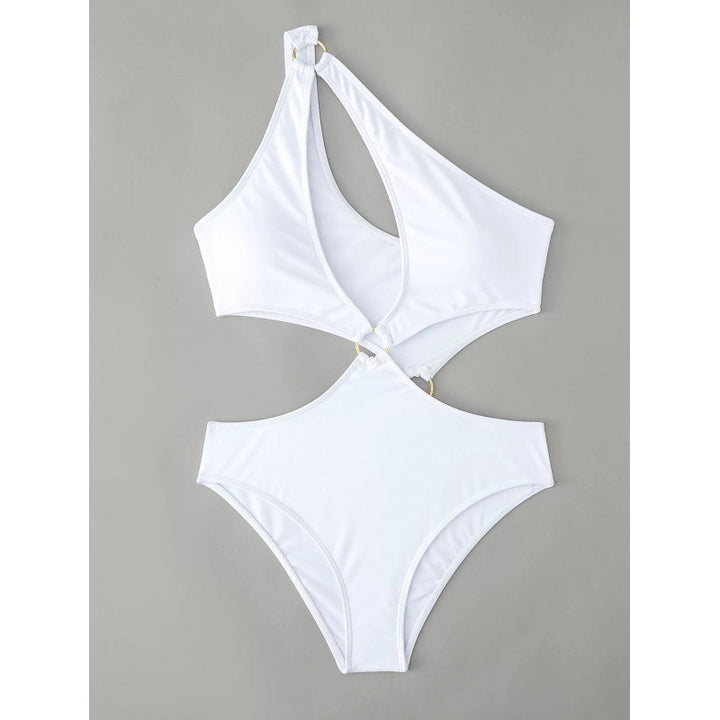 Damen Cut-Out Badeanzug mit modischem Ringdetail und figurformendem Schnitt Drune