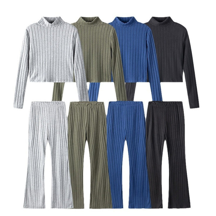 Damen Stricksatz mit hochgeschlossenem Design und lässigem Schnitt Drune