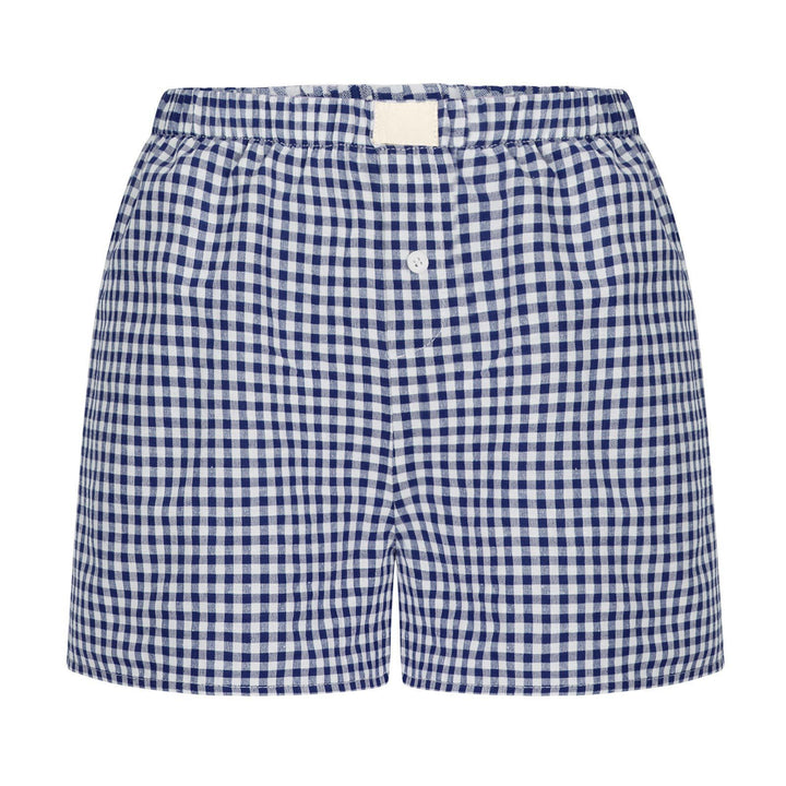 Damen lässige Karohose Drune