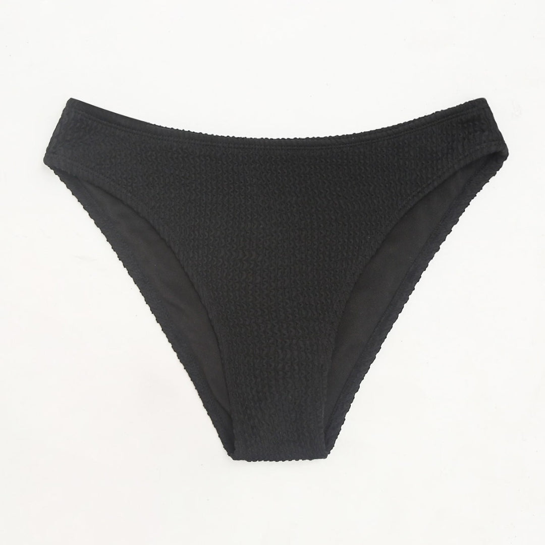 Damen Hochgeschnittene Bikini-Hose mit strukturiertem Design Drune