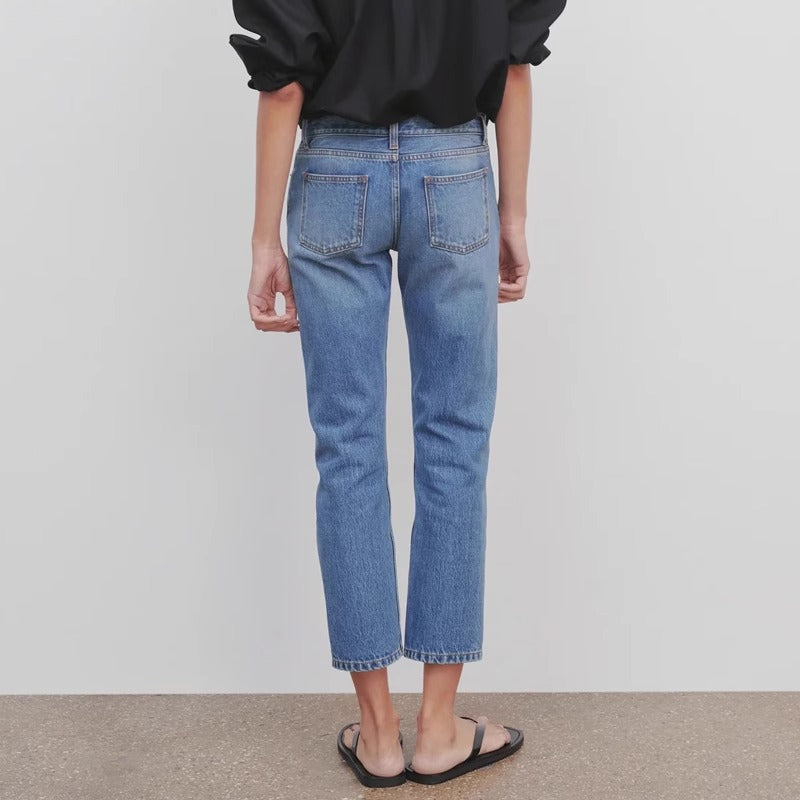 Damen High-Waist Jeans im lässigen Schnitt Drune