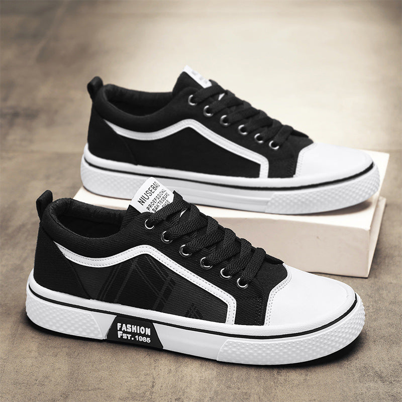 Damen Modische Low-Top Sneakers mit grafischen Akzenten Drune