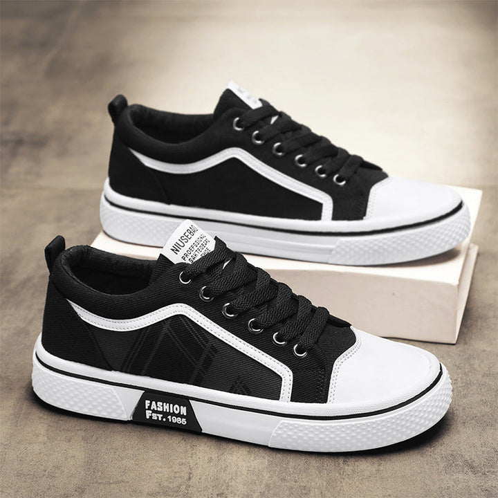 Damen Modische Low-Top Sneakers mit grafischen Akzenten Drune