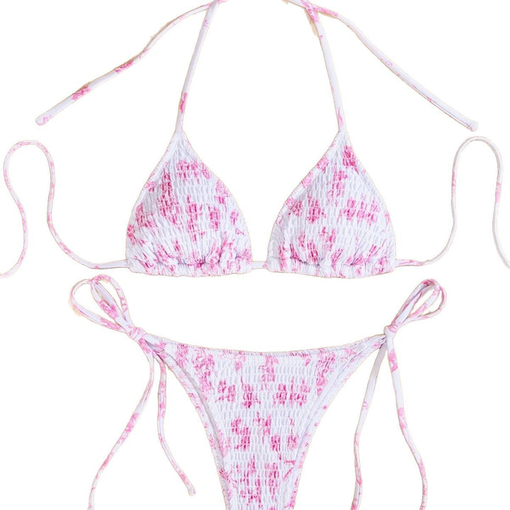 Damen Triangel-Bikini mit verspieltem Rüschendesign Drune