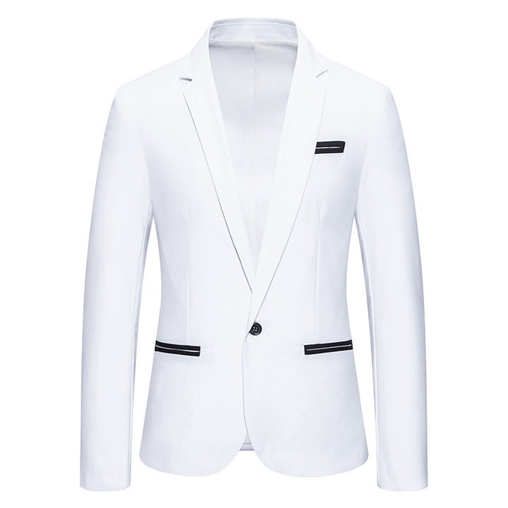 Herren eleganter Blazer mit modischem Schnitt und feinen Akzenten Drune