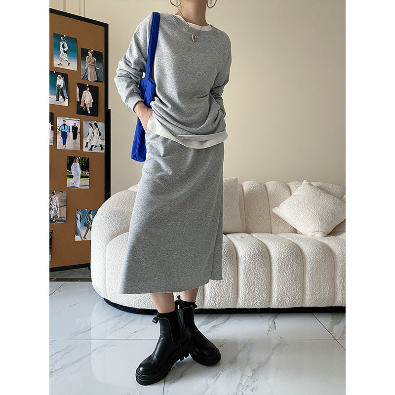 Damen lässiges Freizeit-Set mit bequemem Schnitt und modernen Details Drune