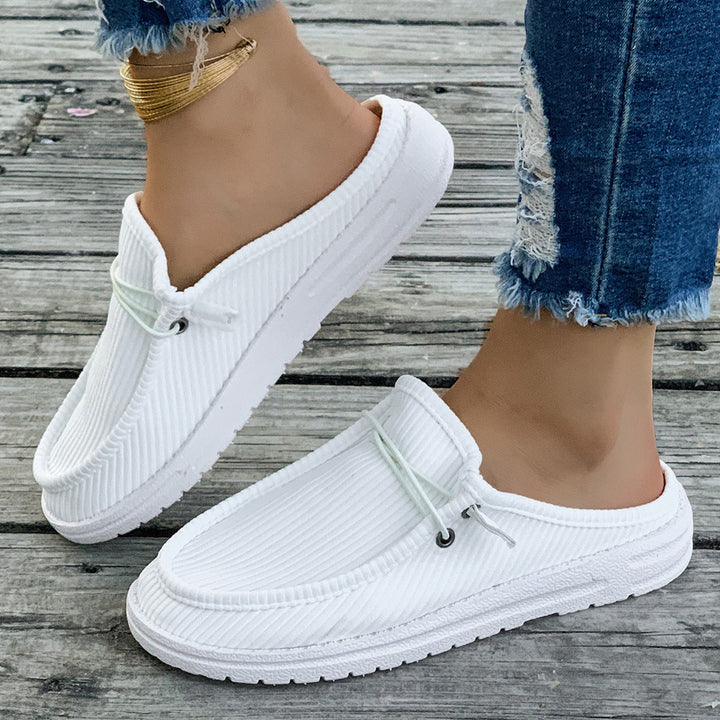 Damen Slip-On Mokassins mit attraktiver Rippstruktur Drune