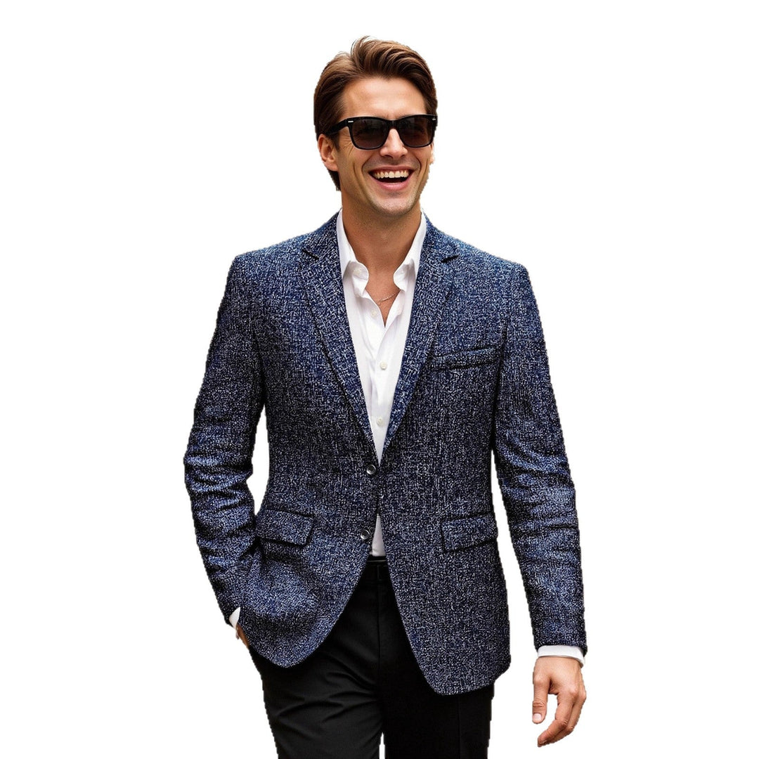 Herren eleganter Blazer aus Wolle Drune