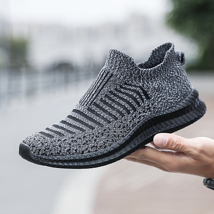 Unisex nan Slip-on Stricktrainer mit formstabilem Sockenschaft, reaktionsfreudiger Leichtsohle und rutschfester Profilkante Drune