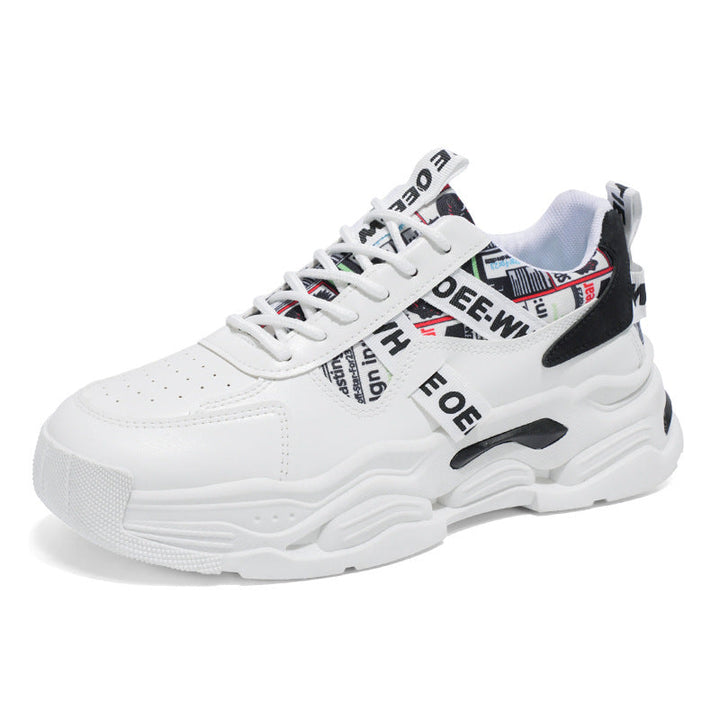 Damen Sportliche Chunky Sneakers mit buntem Design und atmungsaktiven Einsätzen Drune