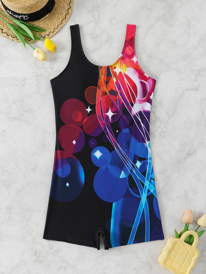 Damen Sportlicher Schwimmanzug Drune