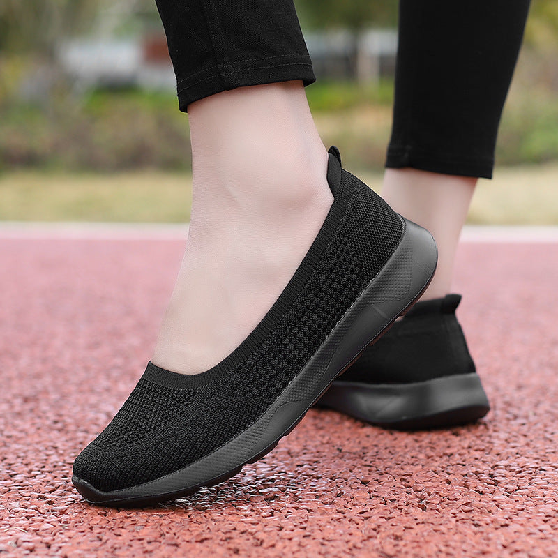 Damen atmungsaktive Slip-On Sneakers mit Adaptive Fit Technologie Drune