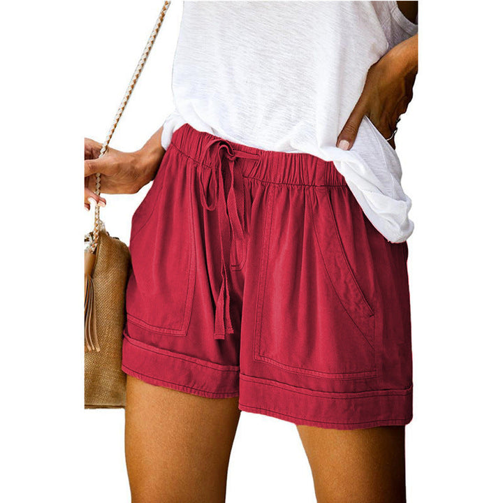 Damen Bequeme Sommer-Shorts mit elastischem Bund und praktischen Taschen Drune