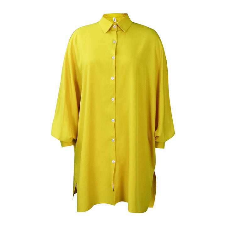 Damen Bluse mit oversized Schnitt und eleganten Knöpfen Drune