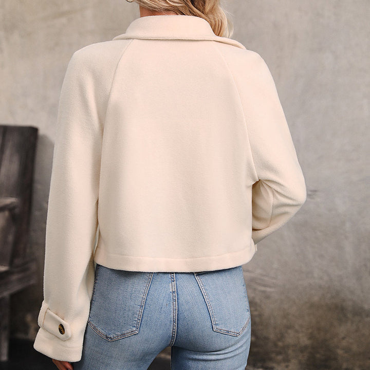 Damen cropped Blazerjacke mit doppelter Knopfleiste Drune