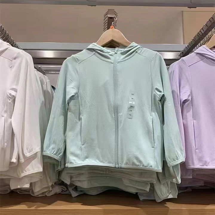 Damen funktionale Kapuzenjacke mit atmungsaktiver Netzstruktur Drune