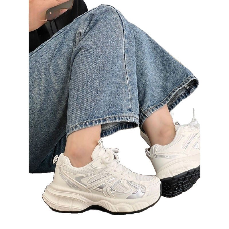 Damen Sportliche Sneakers mit atmungsaktivem Obermaterial und dämpfender Sohle Drune