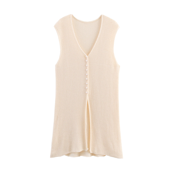 Damen Strickcardigan mit asymmetrischem Design und elegantem Taillengürtel Drune