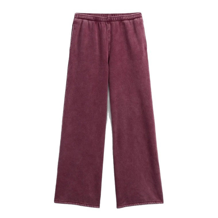 Damen lässiges Freizeit-Set mit Kapuzenjacke und weitem Jogginghose Drune