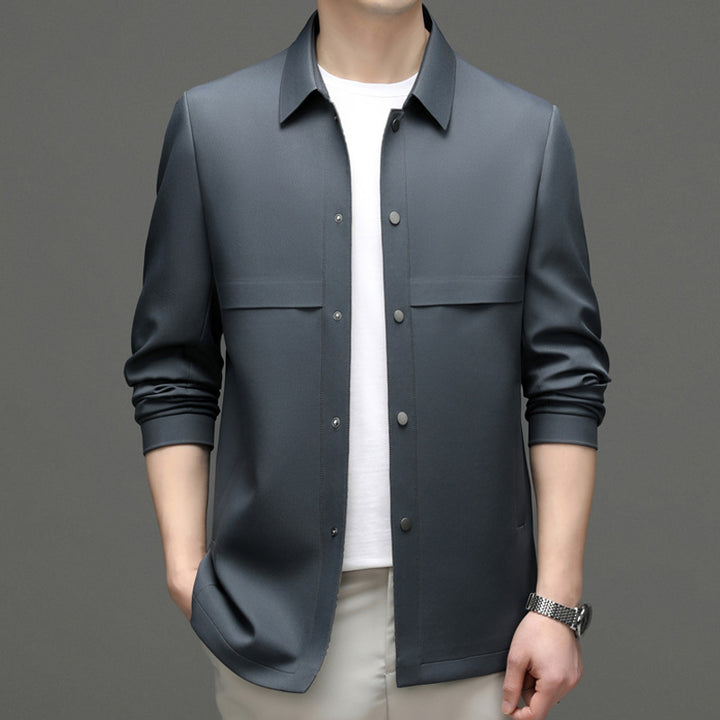 Herren leichte Überjacke mit modischem Schnitt und praktischen Taschen Drune