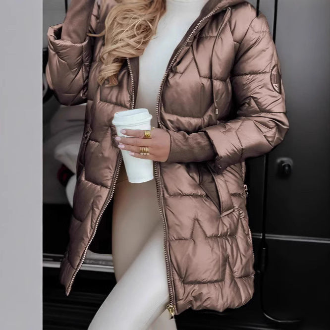 Damen gesteppte Winterjacke Drune