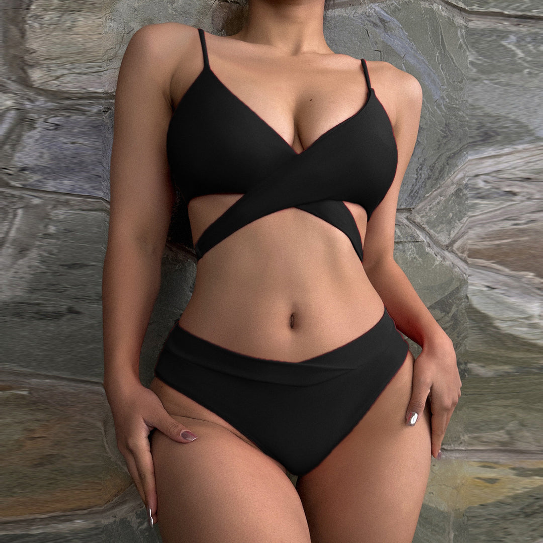 Damen Triangel-Bikini mit modischen Akzenten Drune