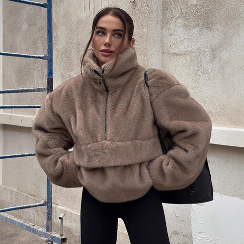 Damen Kuschelige Steppjacke Drune