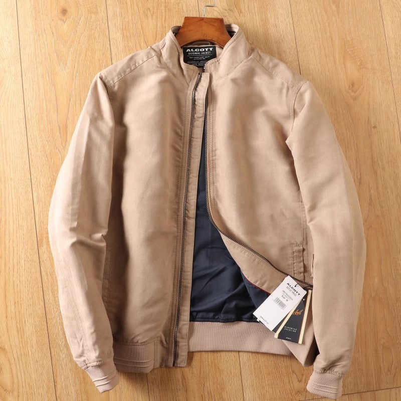 Herren casual lässige Outdoorjacke mit weichem Obermaterial und praktischen Taschen Drune