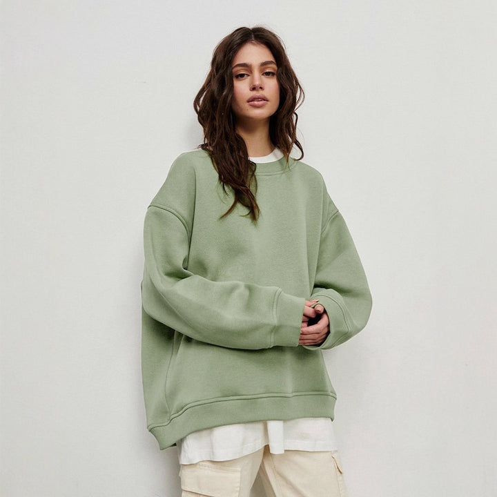 Damen oversized Sweatshirt mit lässigem Schnitt Drune