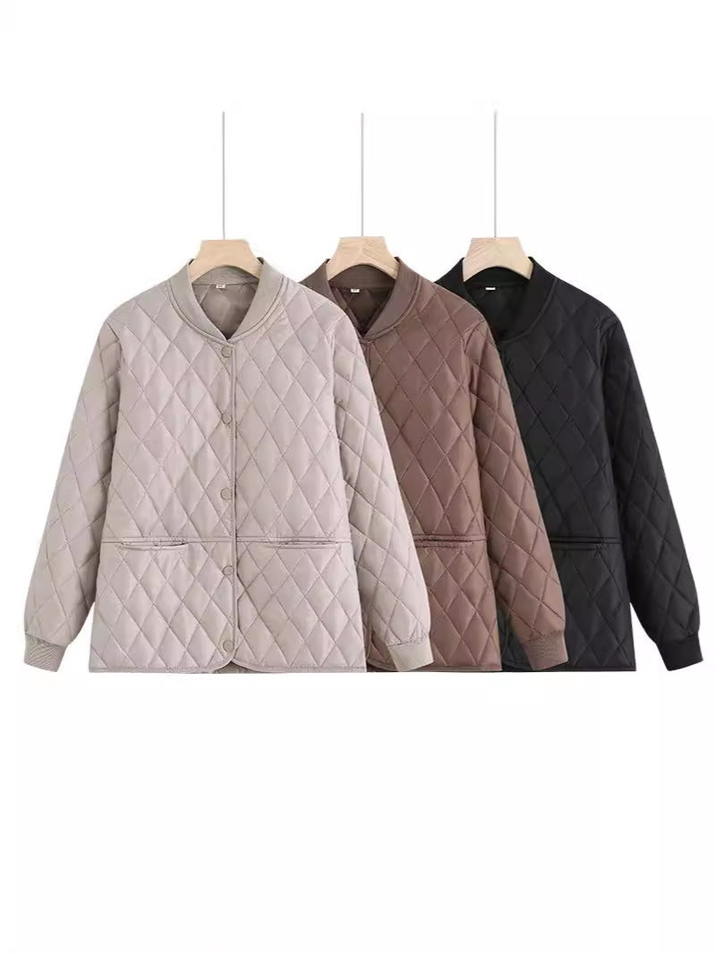 Damen gesteppte Übergangsjacke mit praktischen Taschen und modernem Schnitt Drune