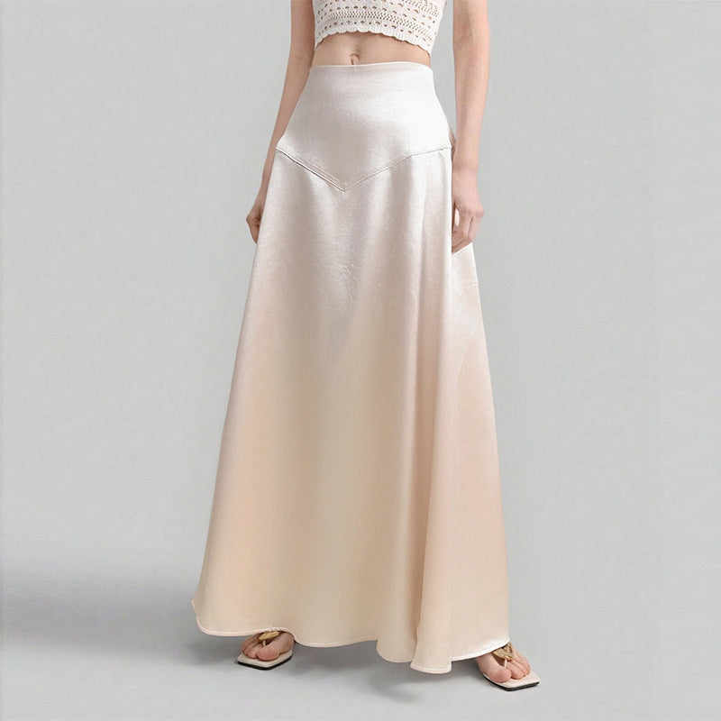 Damen Maxi-Rock mit fließendem Schnitt und edlem Material Drune