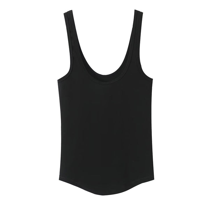 Damen Sportliches Basic Top Drune