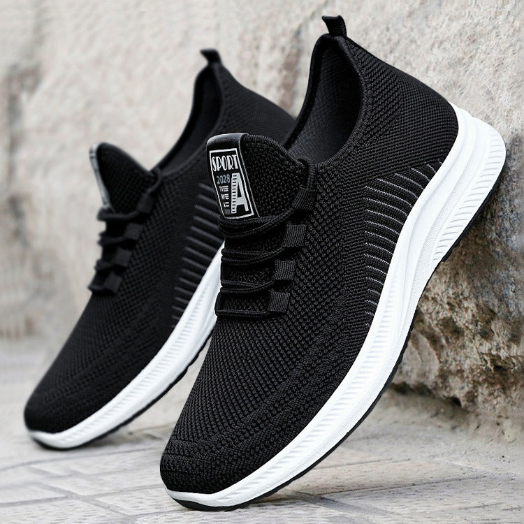 Herren nan leichte atmungsaktive Strick-Sneaker mit gedämpfter Laufsohle Drune