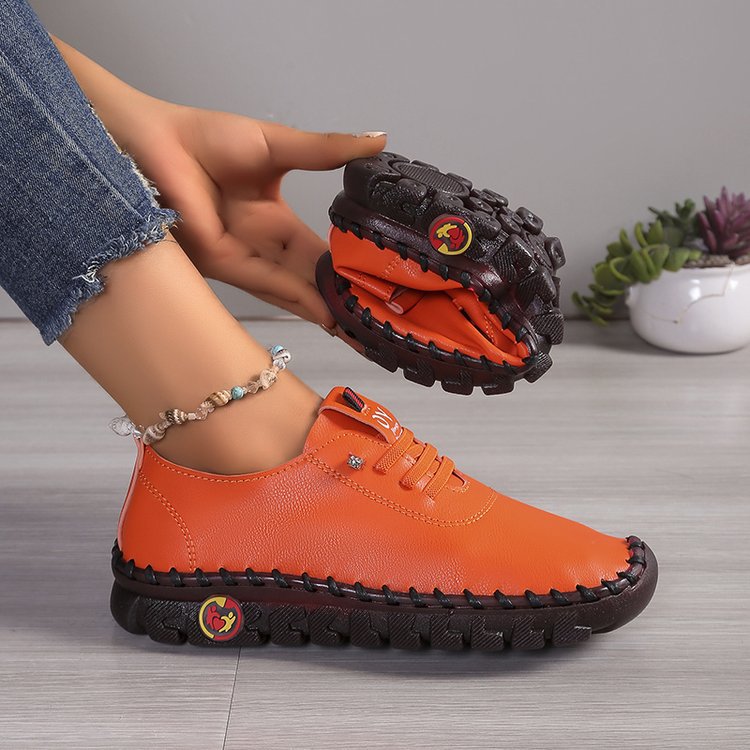 Damen  leichte Alltags-Slipper-Sneaker mit verdeckter Schnürung, elastischem Einstieg und griffiger Trailsohle Drune