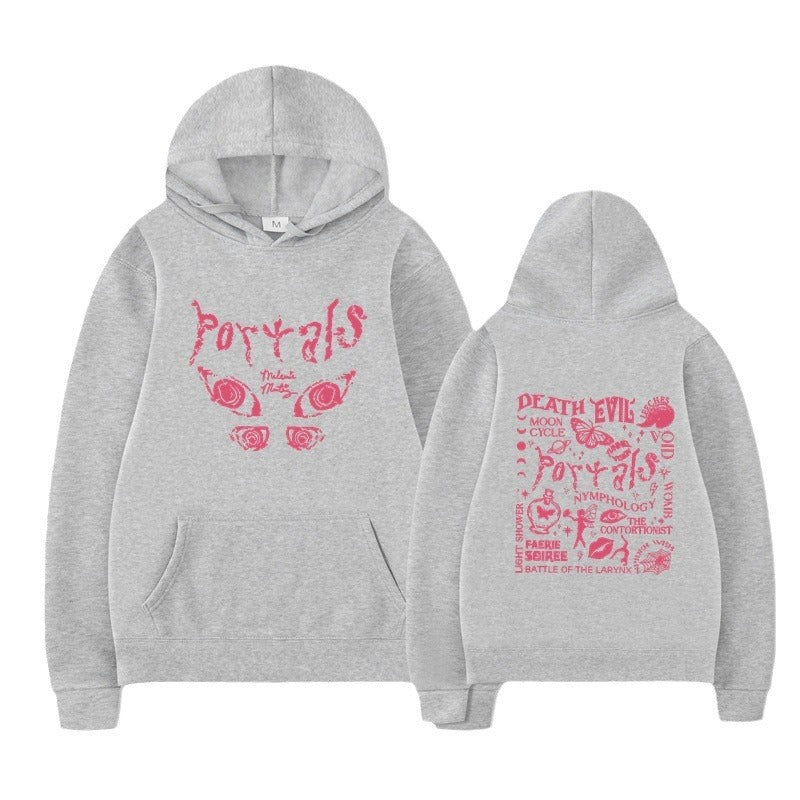 Damen Kapuzenpullover mit kreativem Motiv und bequemer Passform Drune