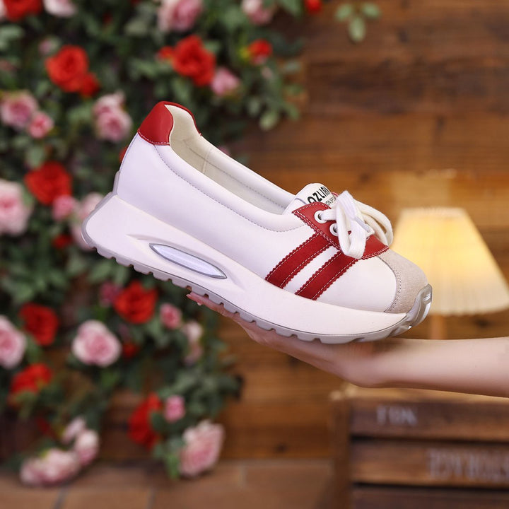 Damen Komfortable Sneakers im modischen Mix aus Textil Drune