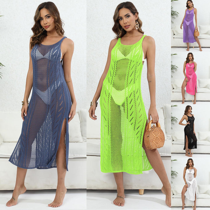 Damen luftiger Mesh-Strandüberwurf Drune