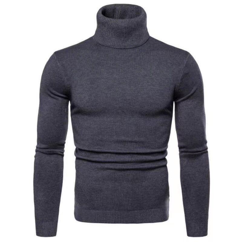 Herren modischer Rollkragenpullover aus feiner Merinowolle Drune