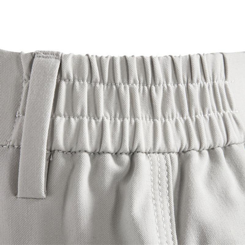 Herren nan gerade geschnittene Komfort-Chinohose mit elastischem Taillenbund Drune