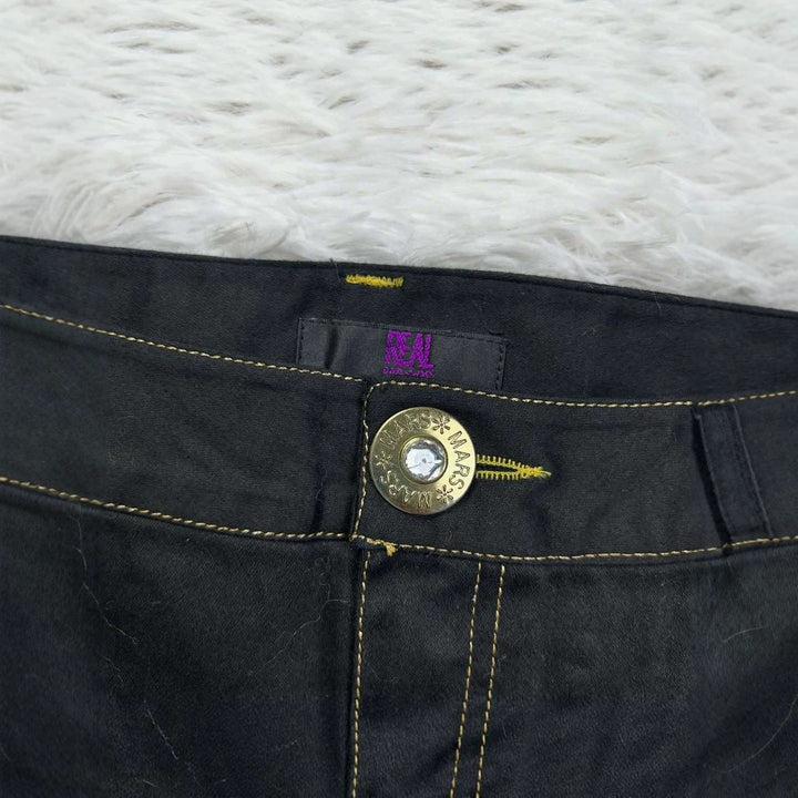 Damen Trendige Jeans-Shorts mit glitzernden Applikationen Drune