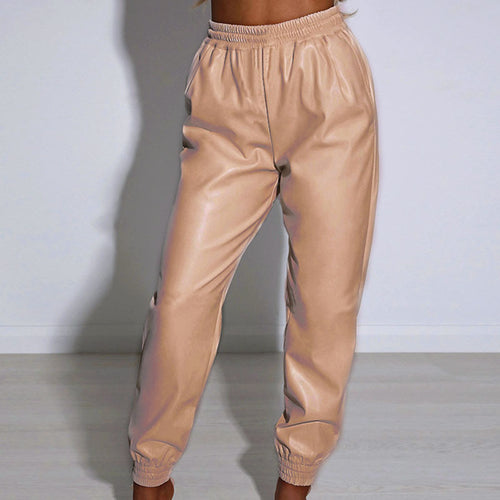 Damen bequeme Sporthose mit elastischem Bund und Bündchen Drune