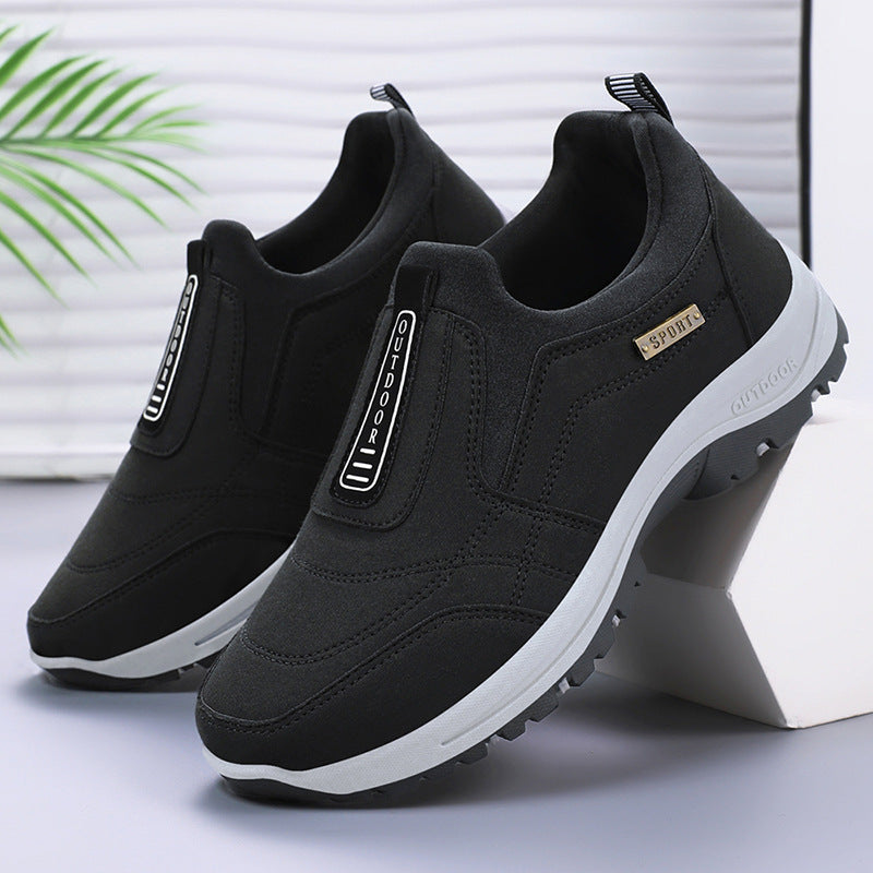 Herren nan strapazierfähiger Slip-On Outdoor-Wanderschuh mit wasserabweisender Mikrofaseroberfläche und griffiger Profilsohle Drune