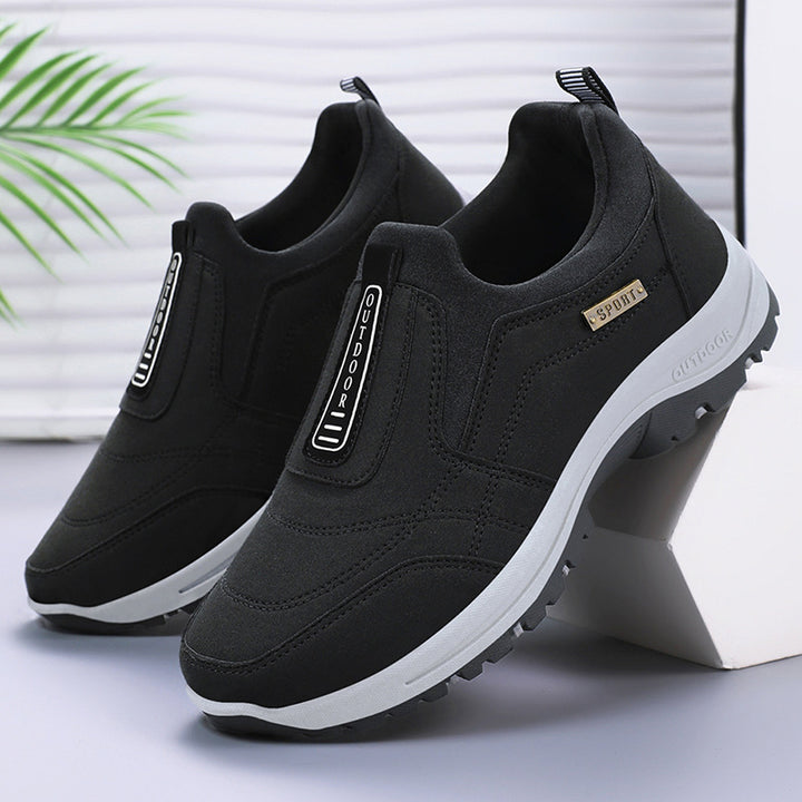 Herren nan strapazierfähiger Slip-On Outdoor-Wanderschuh mit wasserabweisender Mikrofaseroberfläche und griffiger Profilsohle Drune